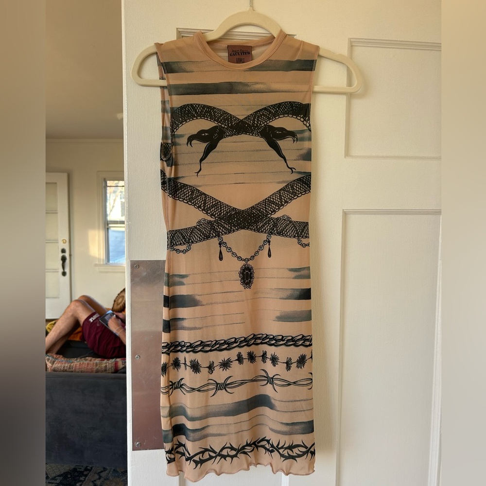 Jean Paul Gaultier x KNWLS bodycon mini dress